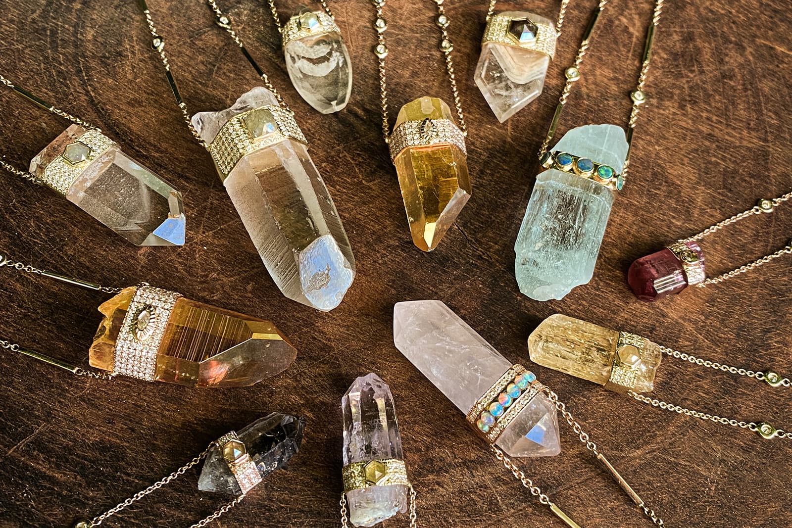 Los Angeles-based designer Jacquie Aiche only works with gemstones she feels connected to