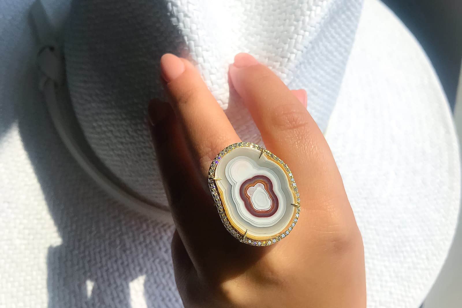 Kimberly McDonald geode ring