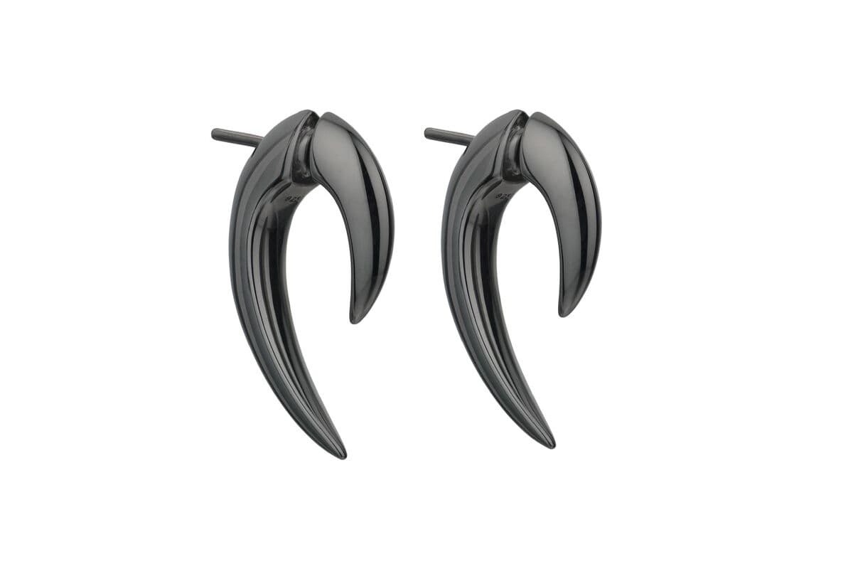  Shaun Leane Mini Talon earrings in black rhodium