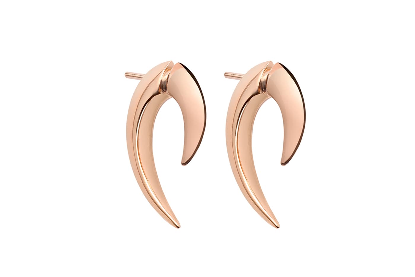 Shaun Leane Mini Talon earrings in rose gold vermeil