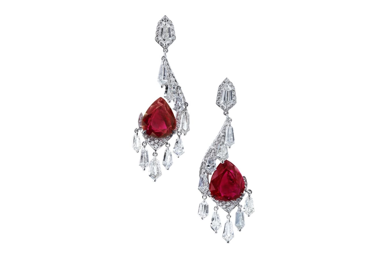  Boghossian ruby and diamond earrings