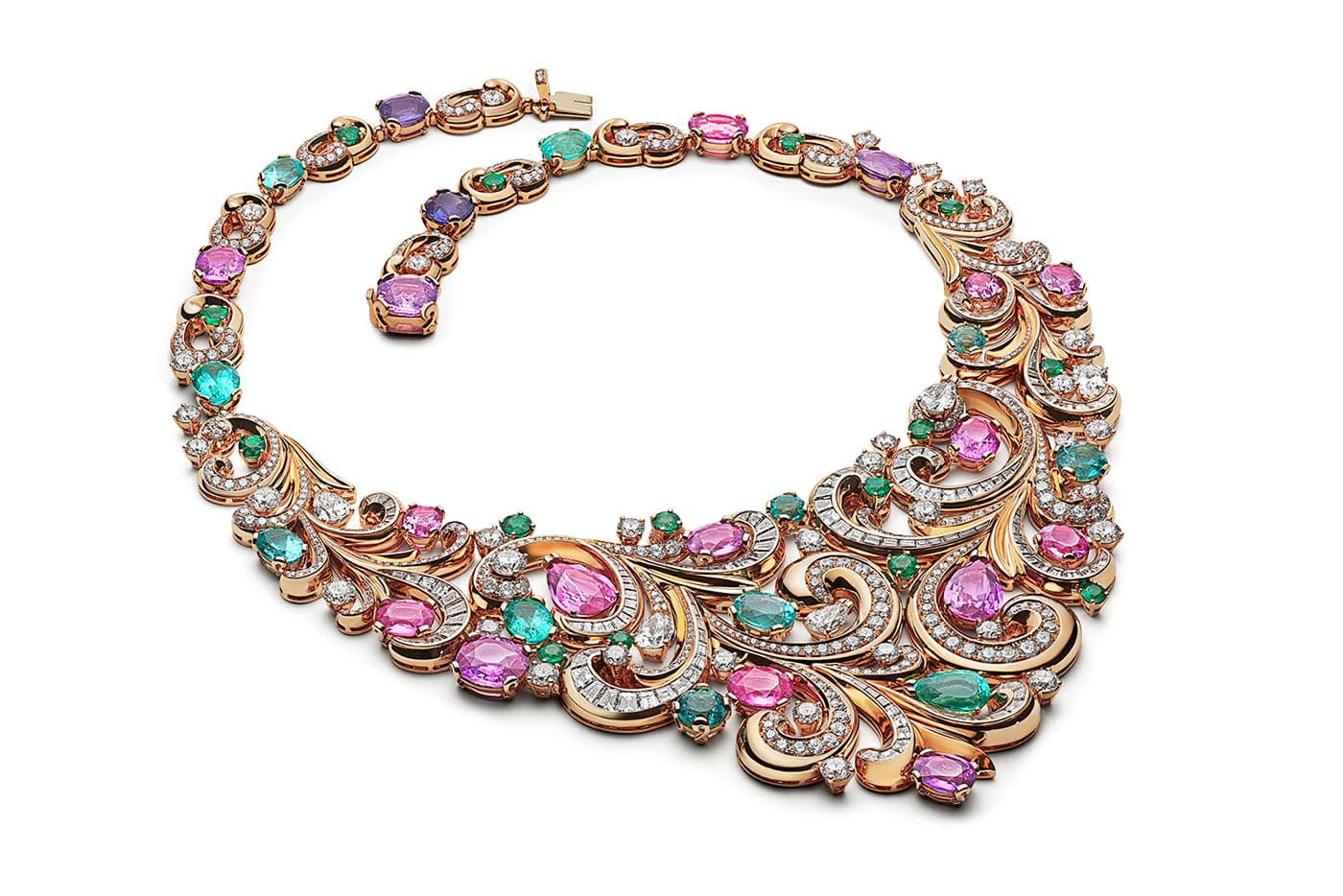  Rome’s Baroque artistic heritage inspired Bvlgari's creative director, Lucia Silvestri, to create the new Barocko high jewellery collection