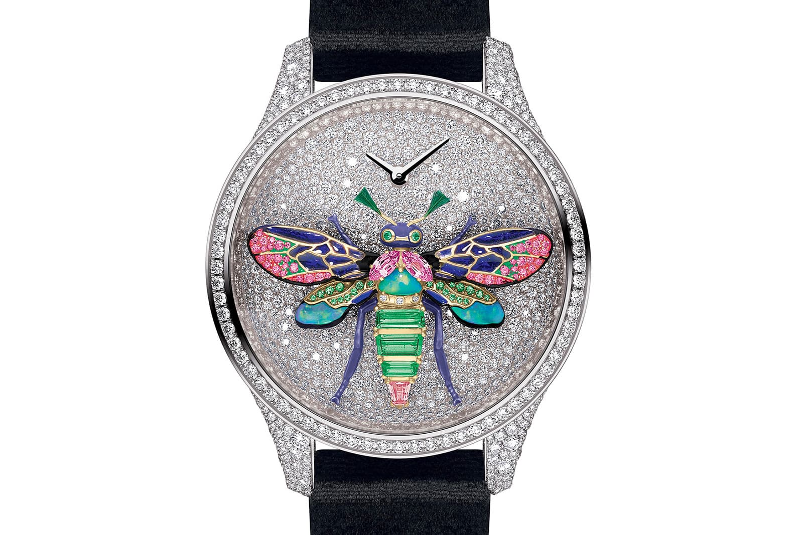  Each one of a kind, there are eight unique timepieces in Dior's Grand Soir Queen Bee collection 