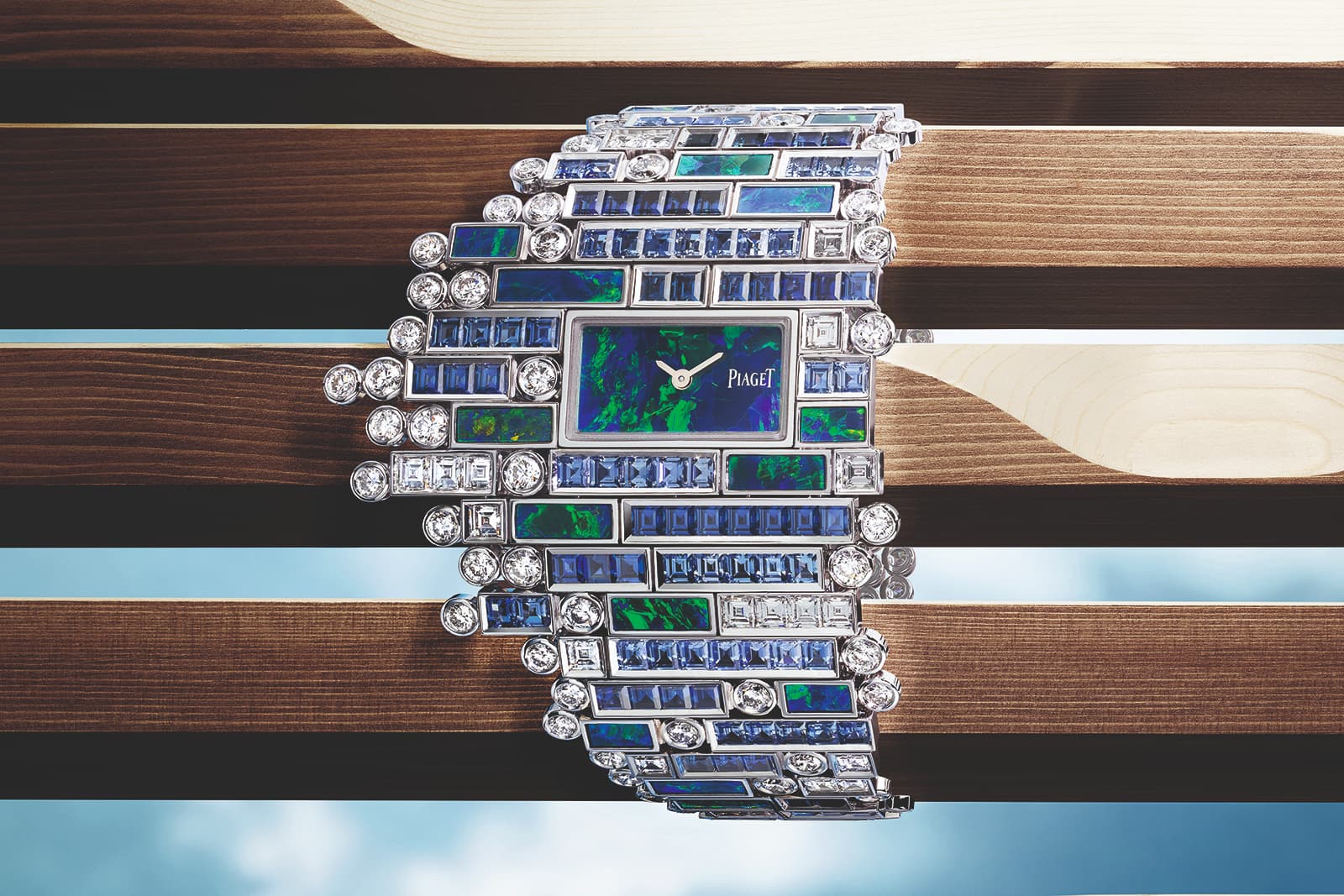 Piaget's new Secret Cenote high jewellery watch is part of the Maison's new Wings of Light high jewellery collection