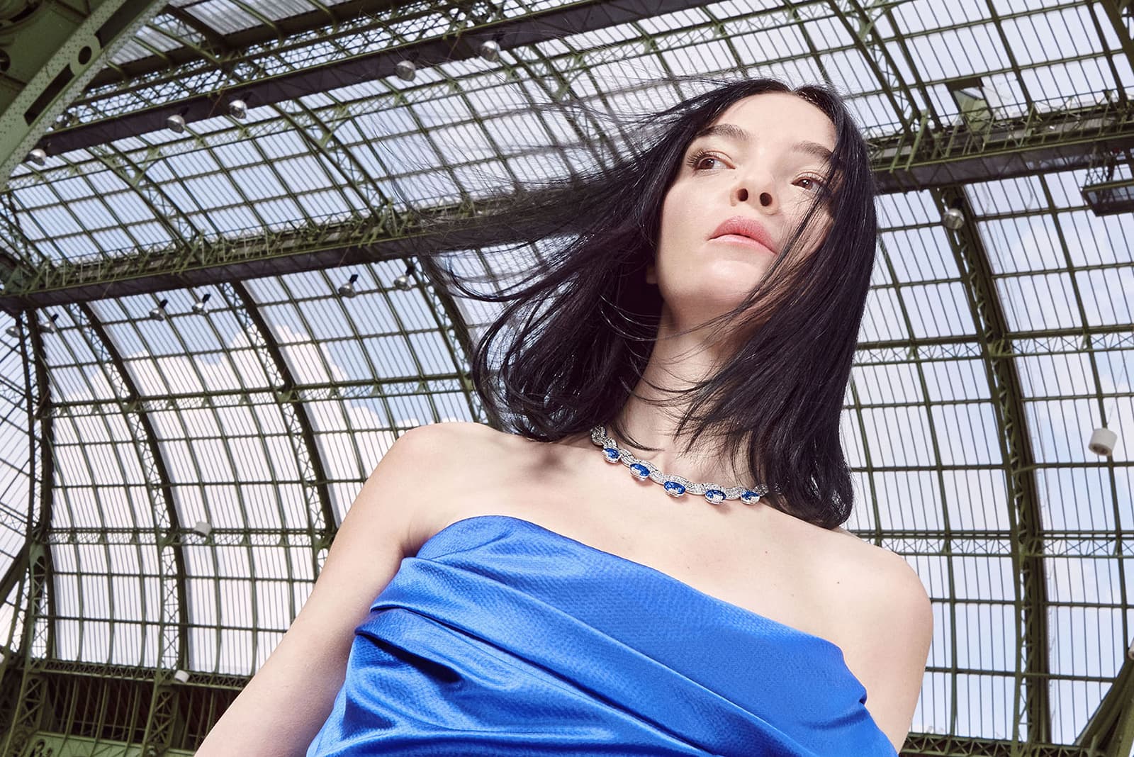 The scalloped Sinopé necklace from Cartier's [SUR]NATUREL high jewellery collection