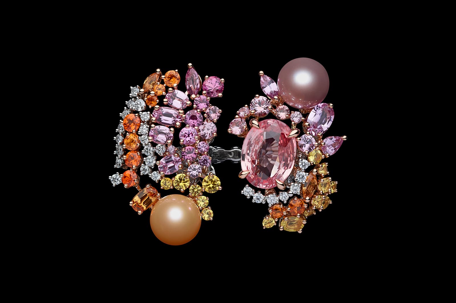  Tie & DIOR high jewellery earrings
