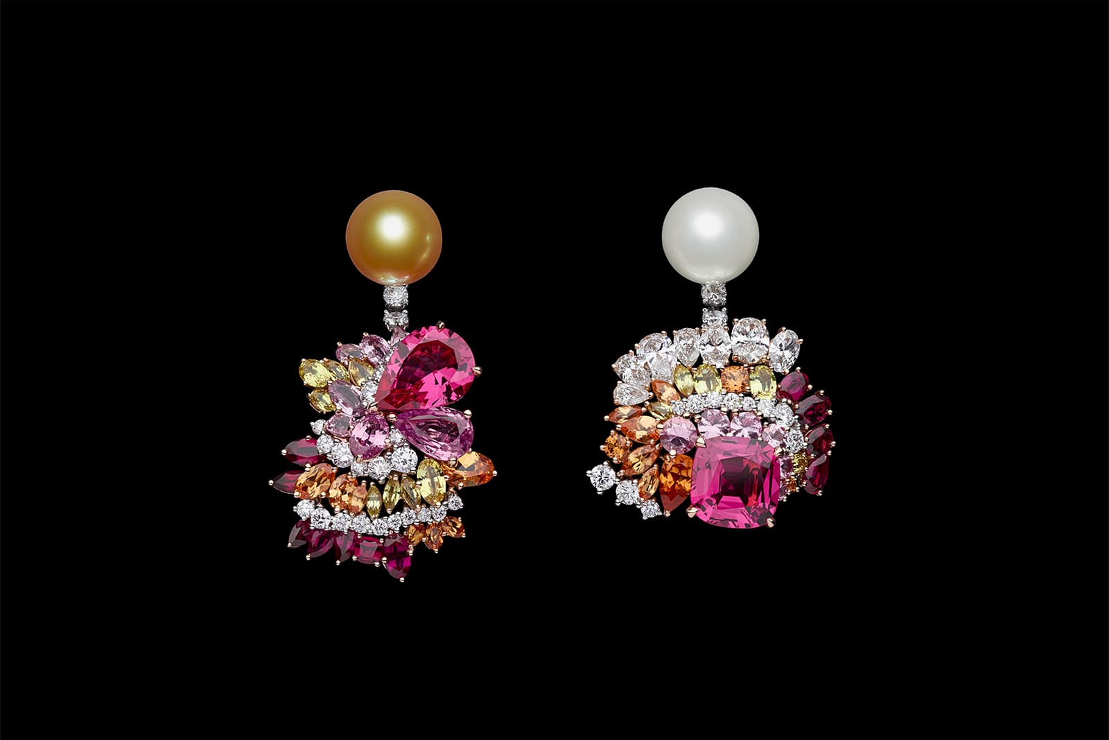  Tie & DIOR high jewellery earrings