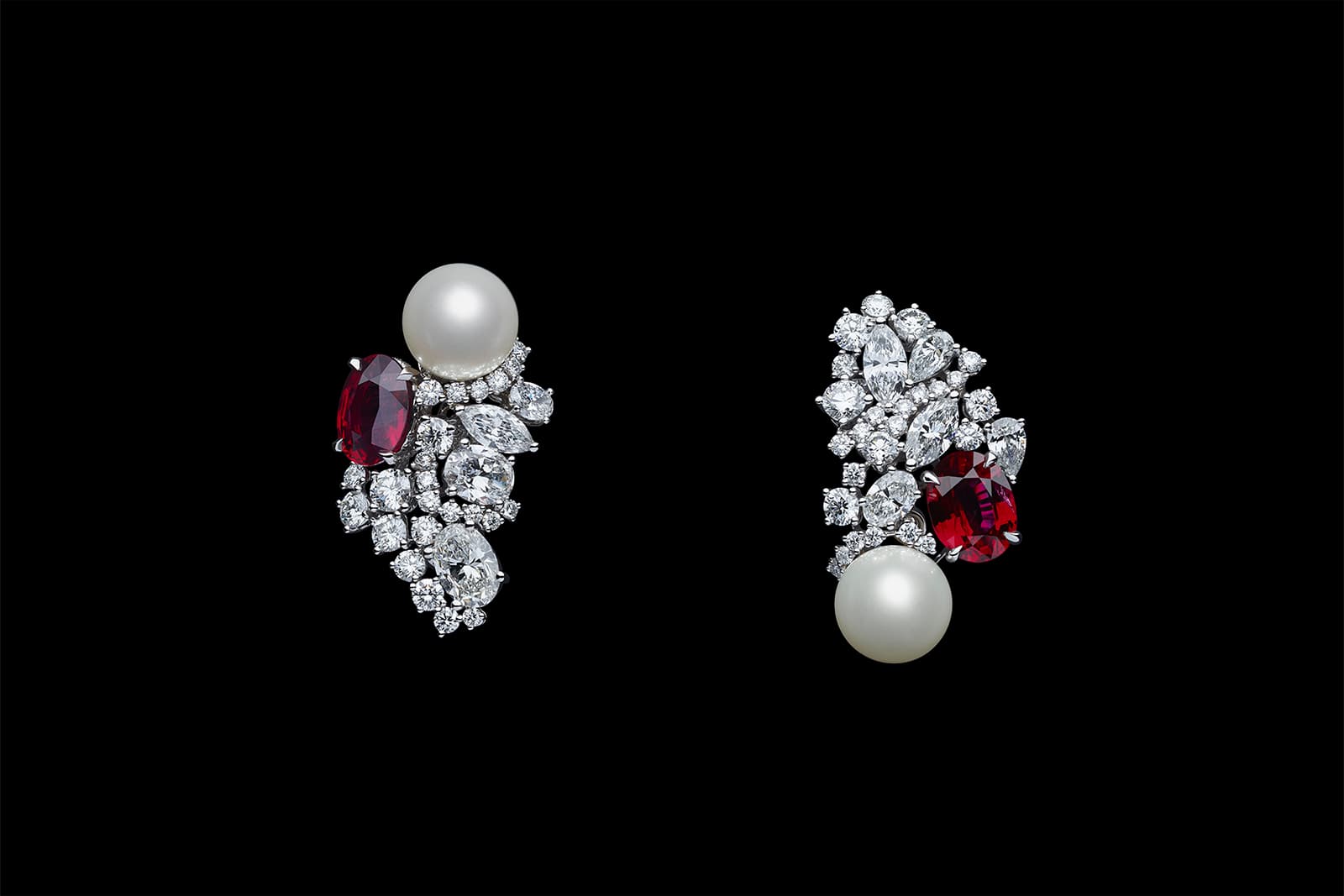 Tie & DIOR high jewellery earrings