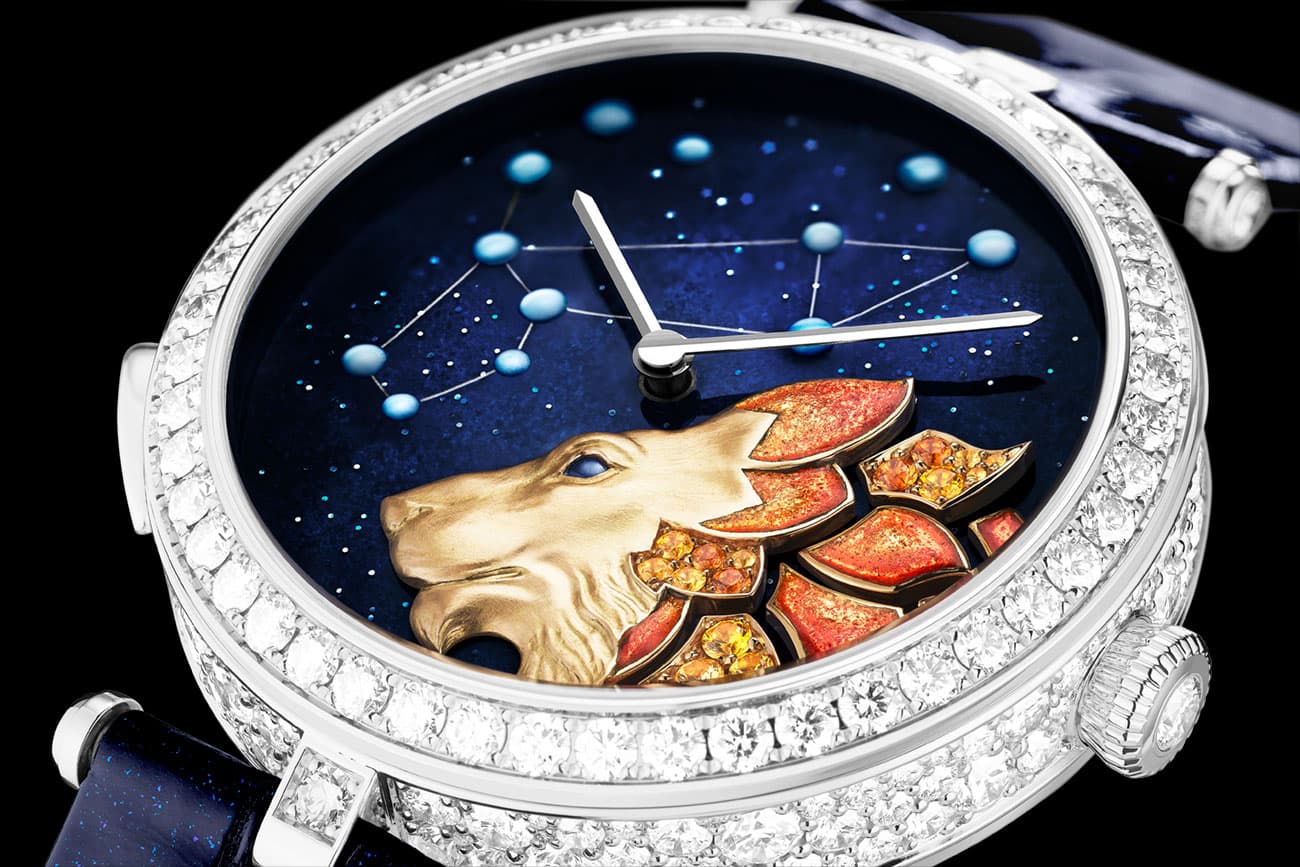 Van Cleef & Arpels' poetic Lady Arpels Zodiac Lumineux Leo watch 