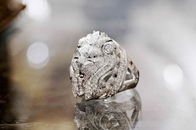  Chanel Lion Imperial diamond ring