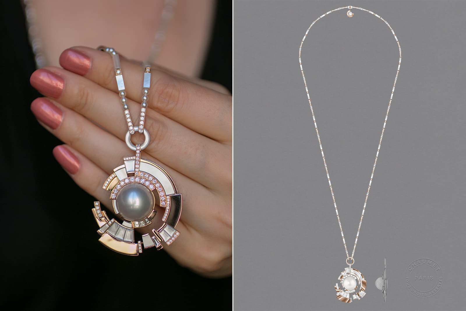  The Labyrinth collection is the only one in which lustrous pearls also feature
