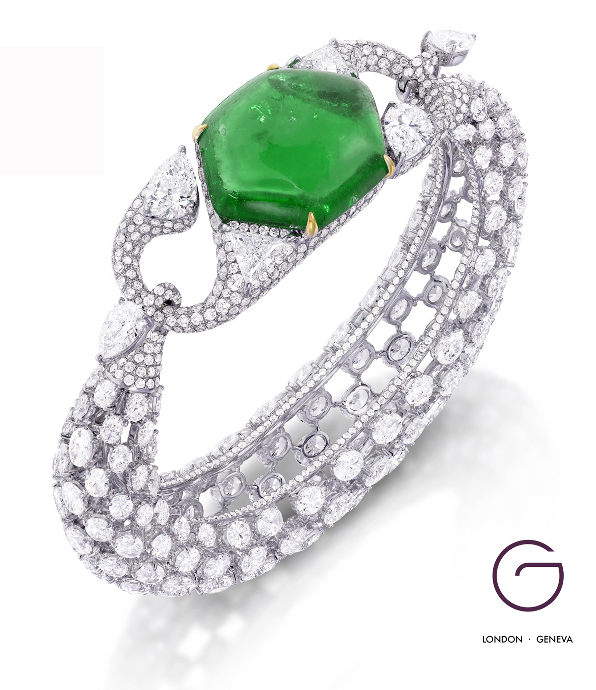 Glenn-Spiro-Emerald-Cuff