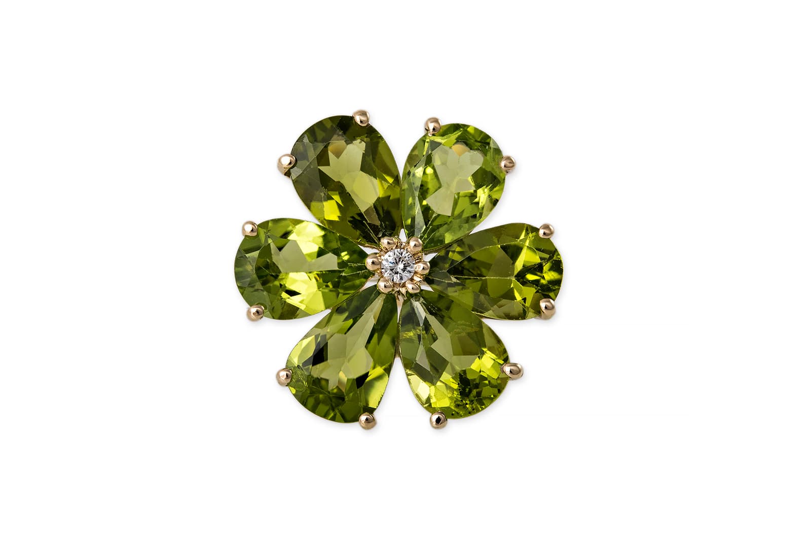  Jacquie Aiche peridot Teardrop ring