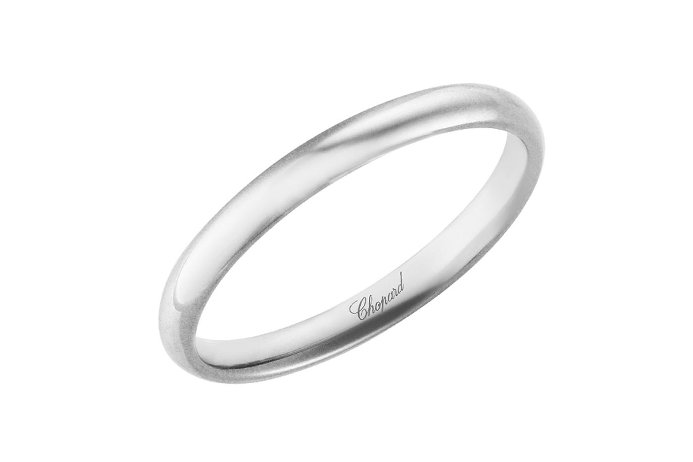  Chopard Timeless wedding band in platinum
