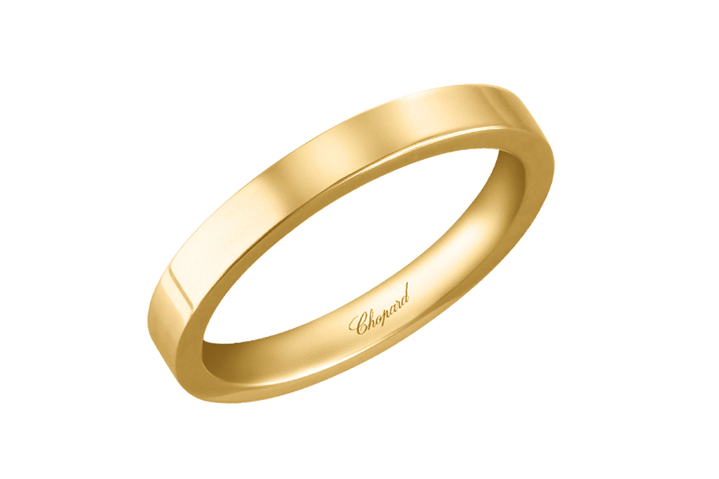  Chopard Timeless wedding band in 18-carat yellow gold