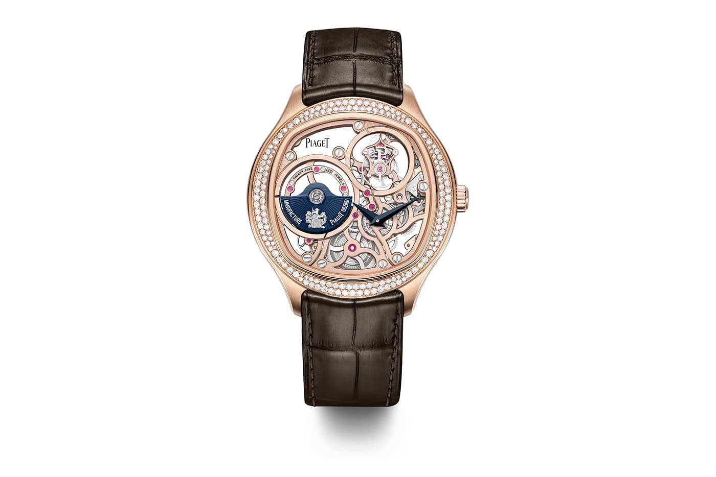  Piaget Polo Emperador Skeleton Tourbillon model in rose gold