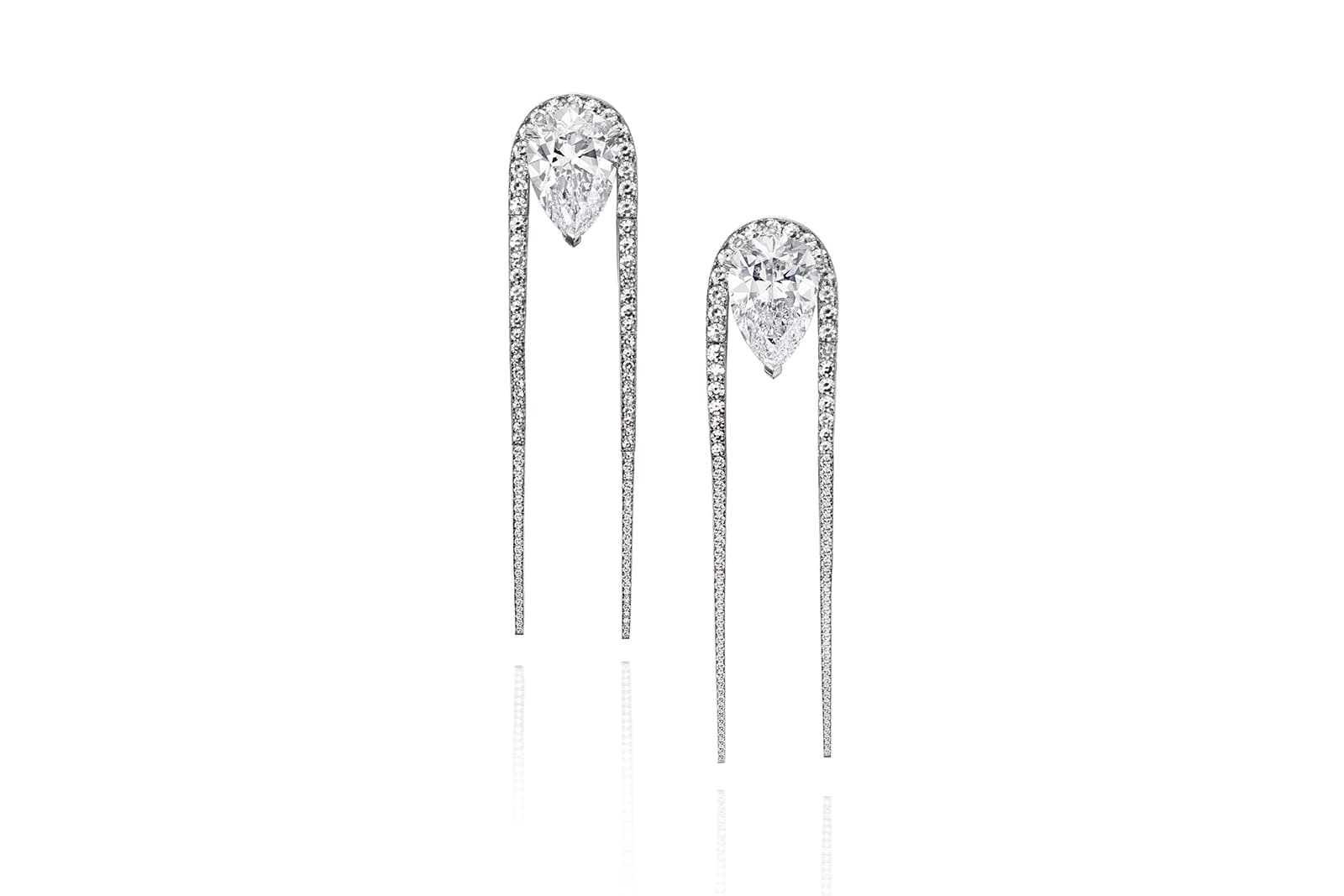 Nicholas Lieou's Willow earrings for Sotheby's Diamonds