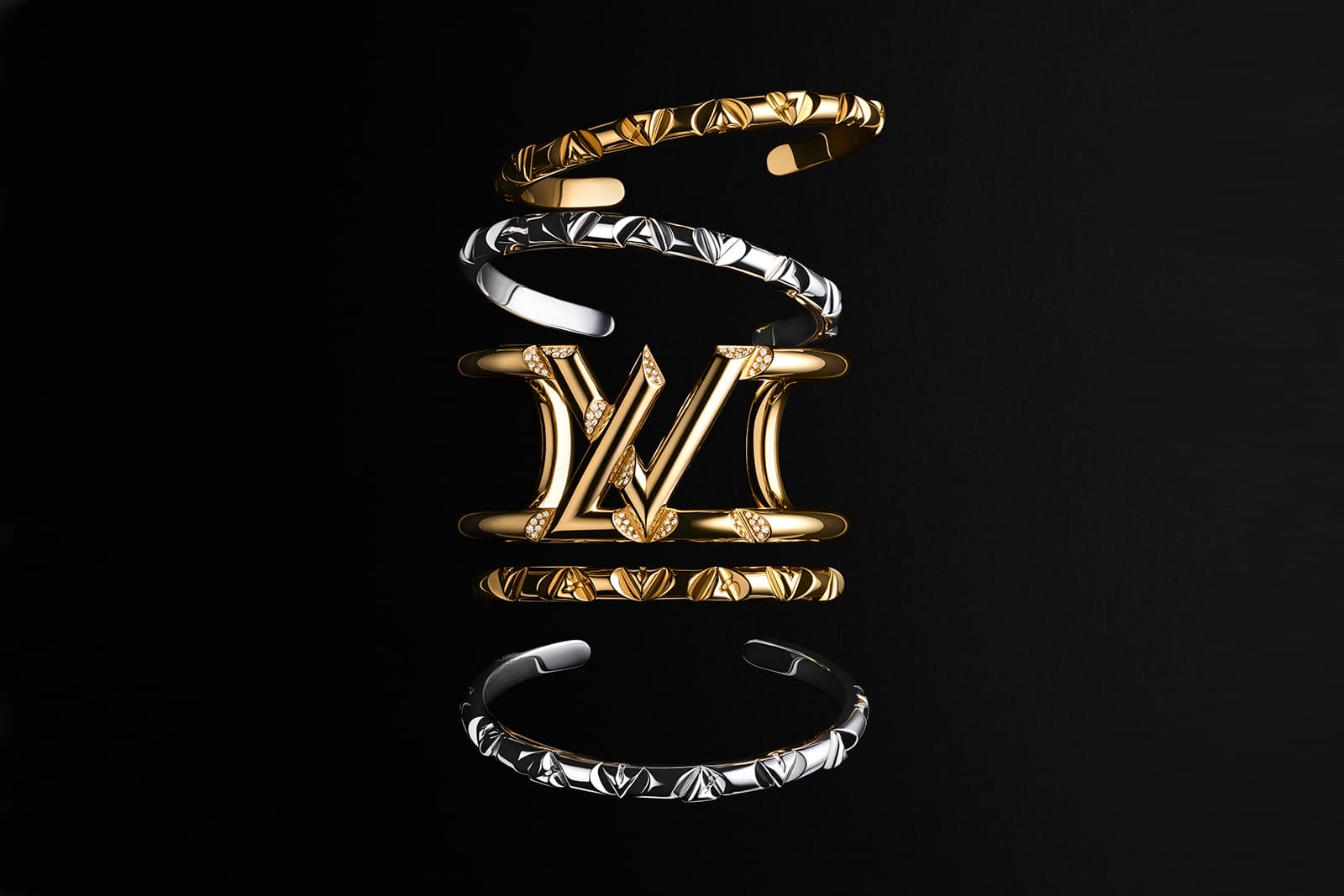 Louis Vuitton's LV Volt Jewels are Bold, Gold and 100% Unisex