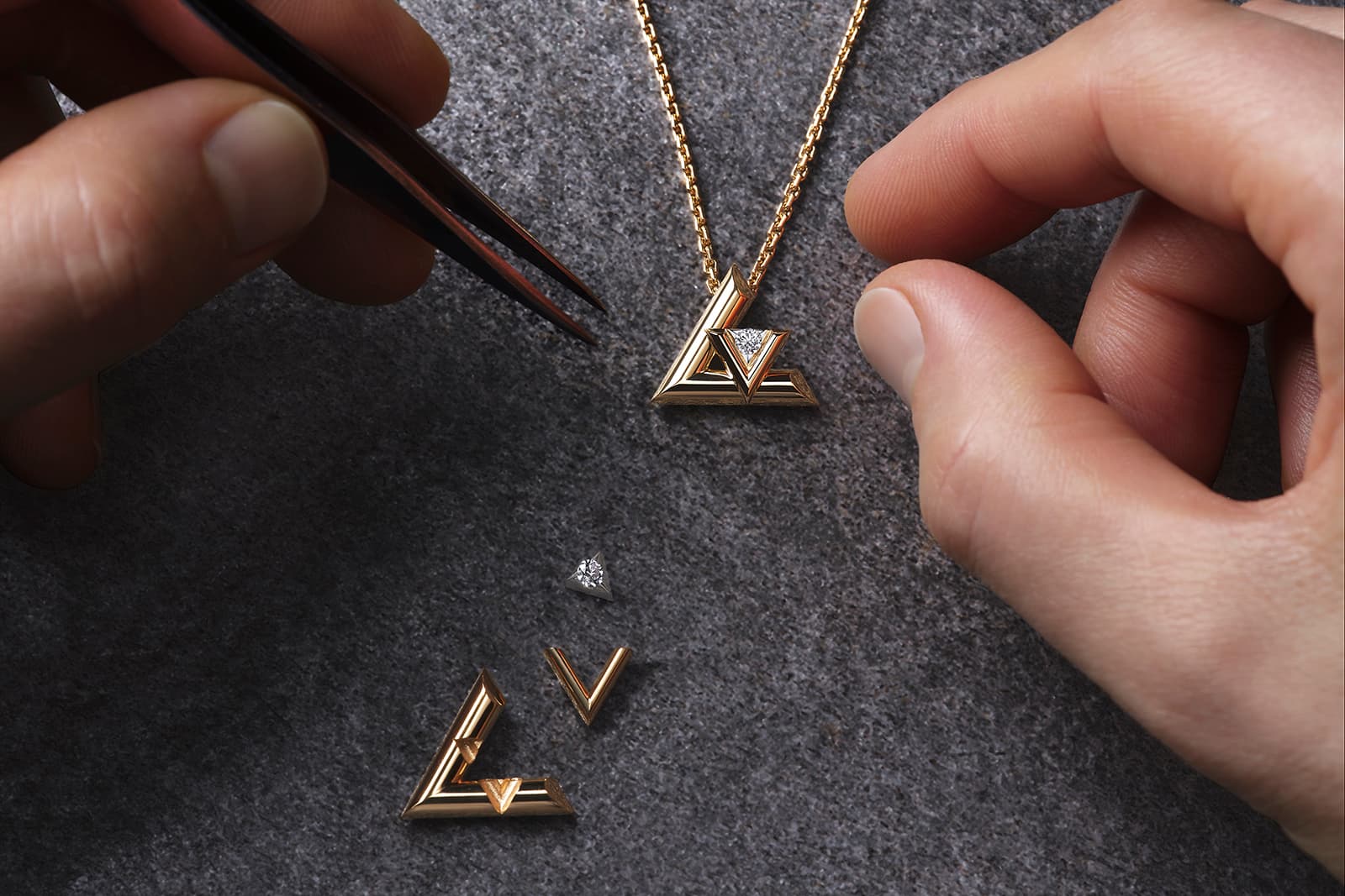 Louis Vuitton's new and gender-neutral LV Volt is the jewellery