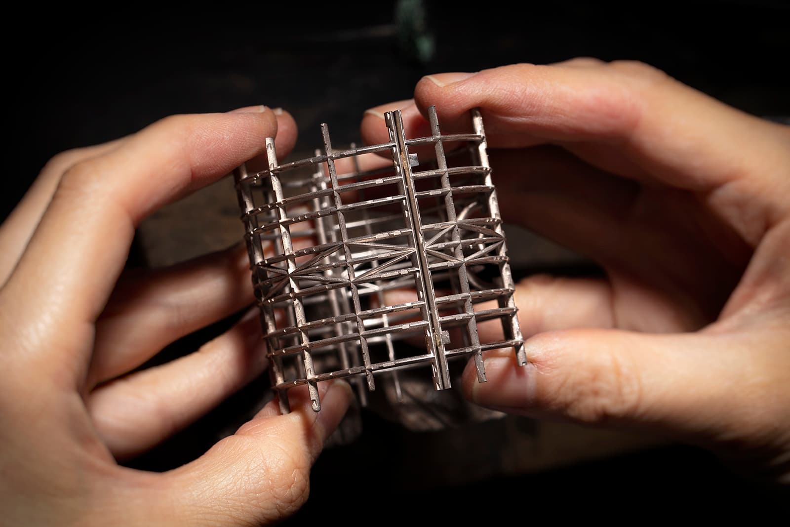  Irène Studio The Nave cuff bracelet in the making