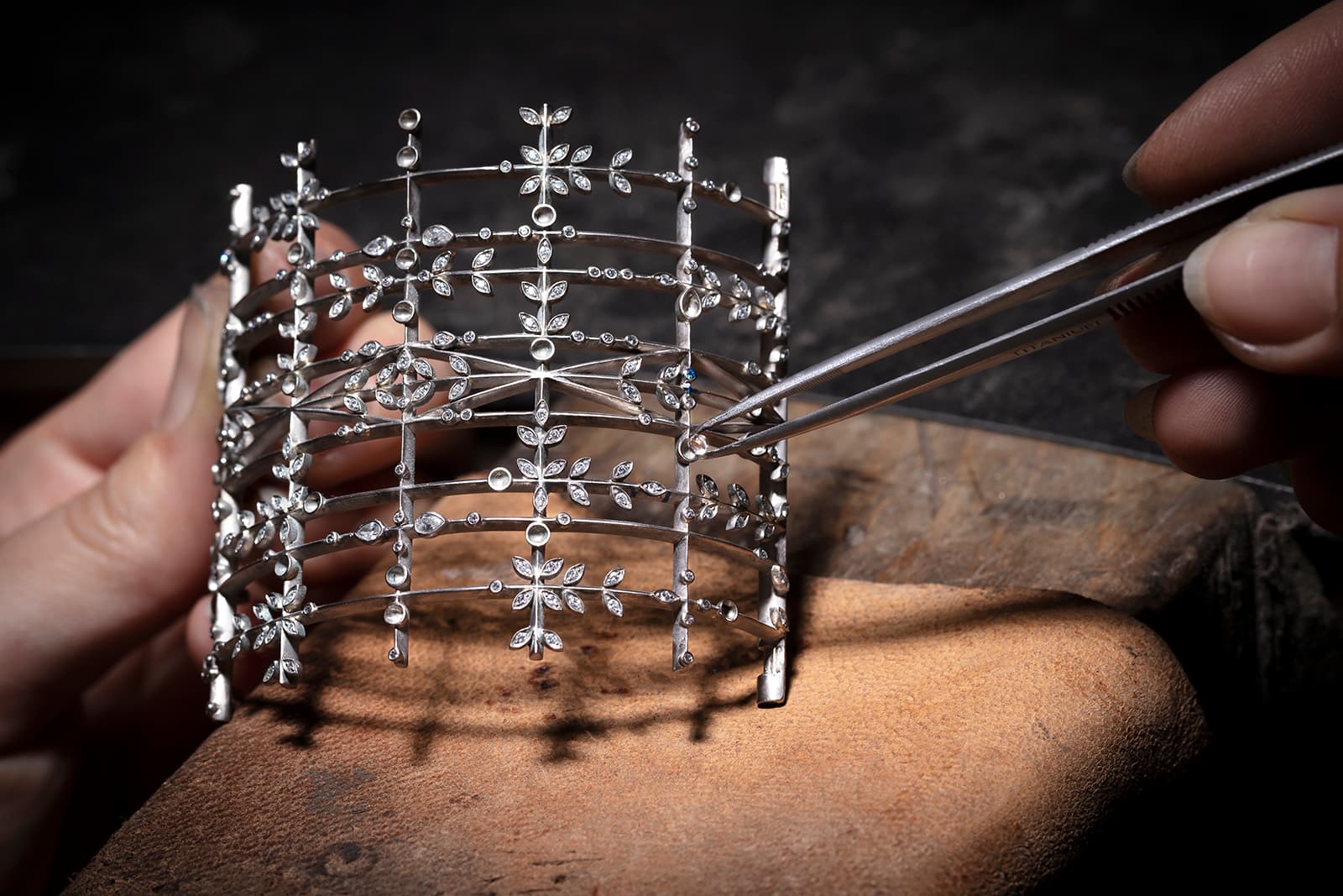  Irène Studio The Nave cuff bracelet in the making