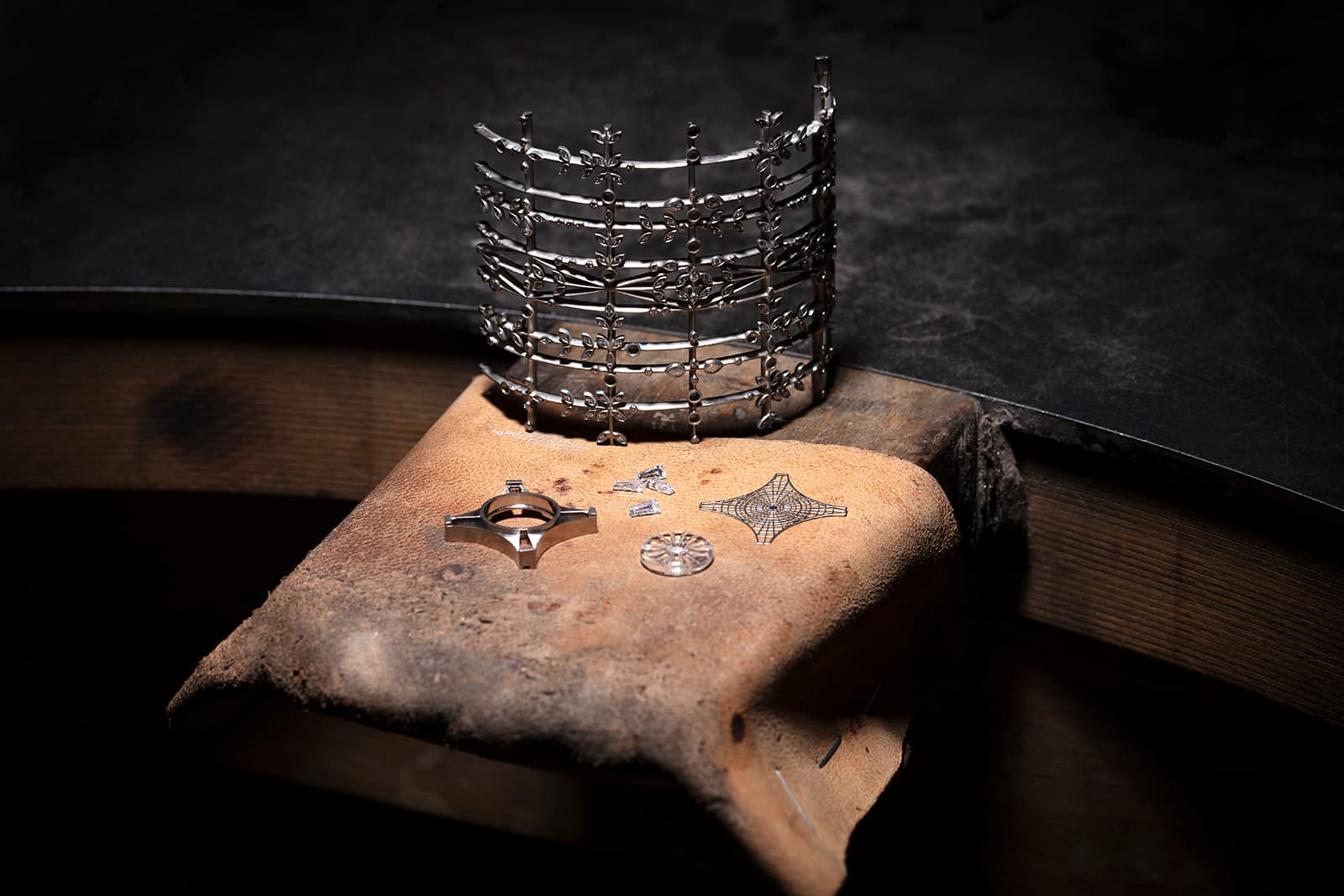  Irène Studio The Nave cuff bracelet in the making