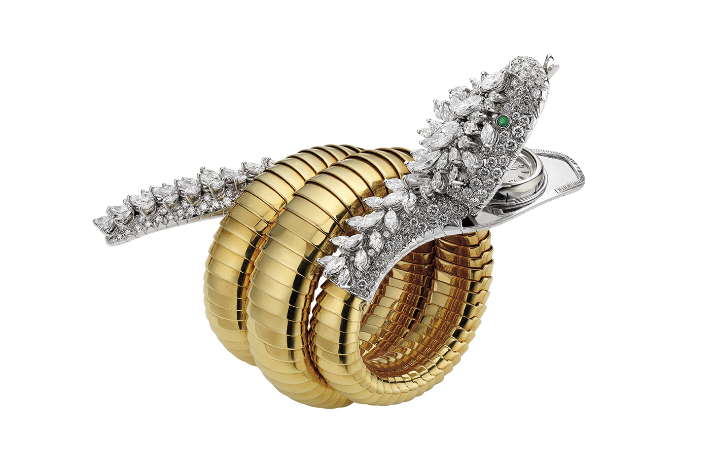 Hollywood actress Elizabeth Taylor’s Bulgari Serpenti bracelet-watch