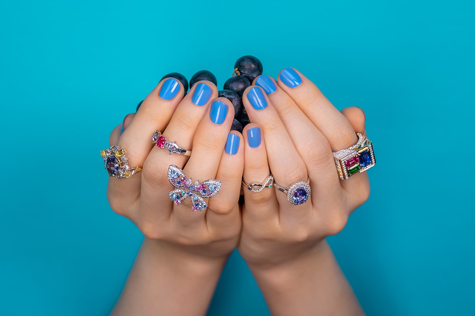 An array of rings gives a tantalising glimpse into the intensely colourful world of Madly
