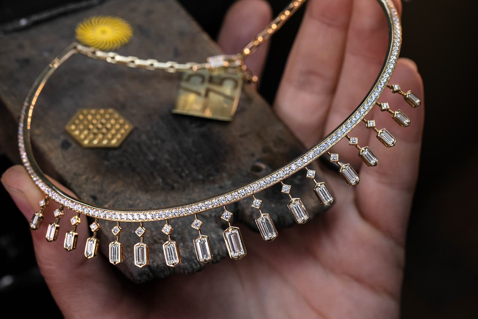 The beautifully crafted Messika by Kate Moss jewels are inspired by the world of haute couture
