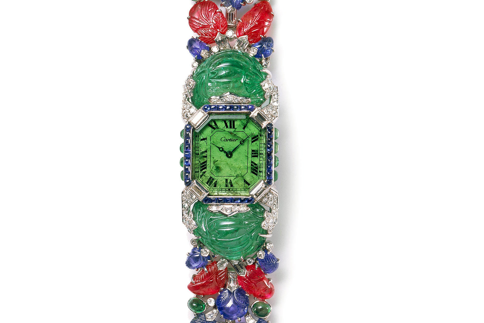  Tutti Frutti bracelet watch, created by Cartier in 1929. Image: Nick Welsh, Cartier Collection