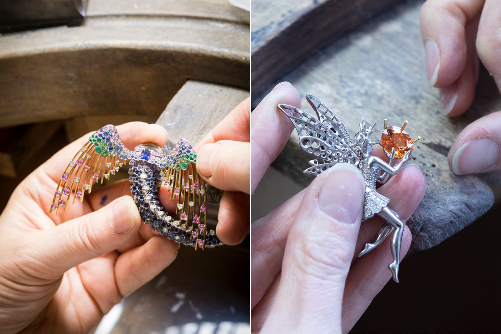  The captivating characters that inhabit this magical world were crafted in Van Cleef & Arpels' Paris workshop 
