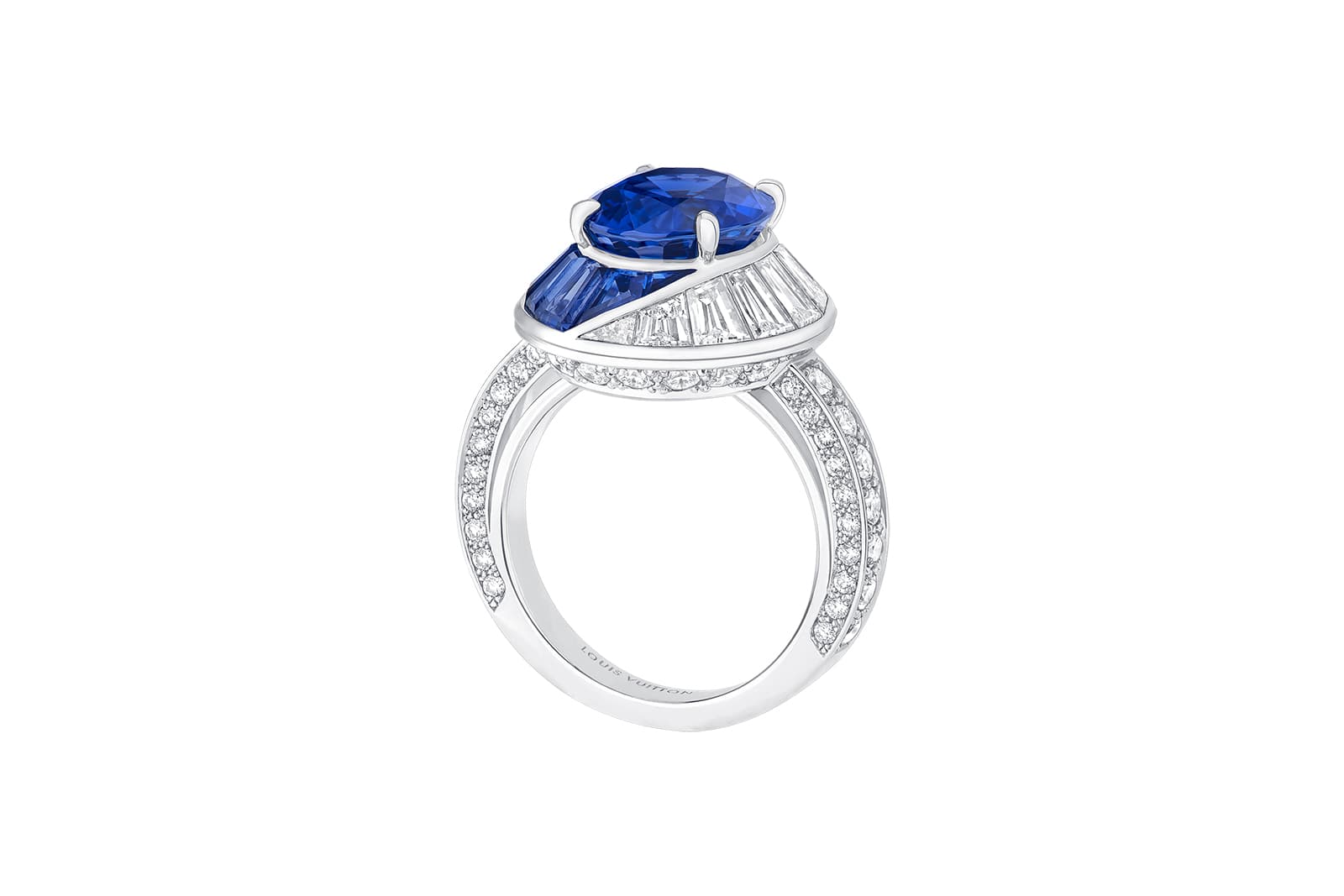 louis vuitton ring blue