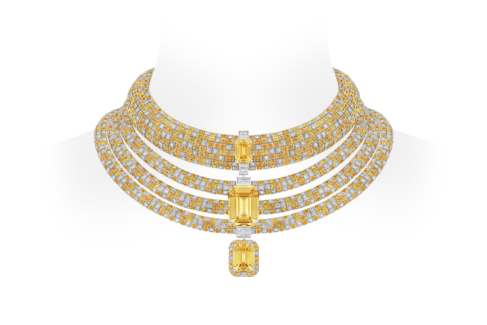 Louis Vuitton M00988 LV Stellar Necklace, Gold, One Size