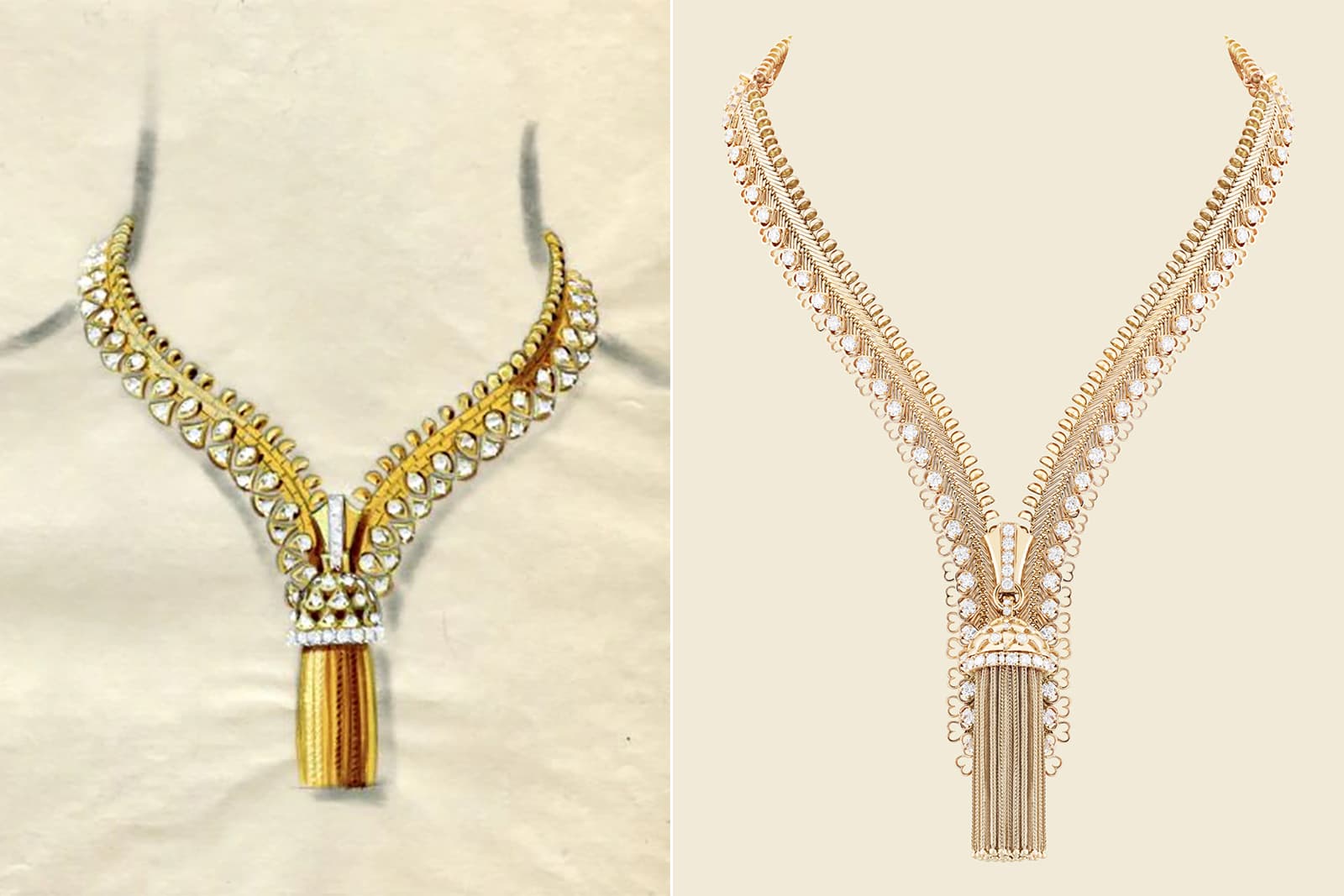  The Duchess of Windsor inspired Renée Puissant, the creative director of Van Cleef & Arpels, to design the iconic Zip necklace