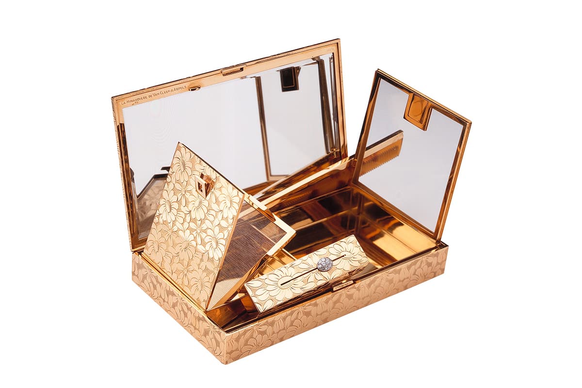  A gold and diamond Van Cleef & Arpels Minaudier