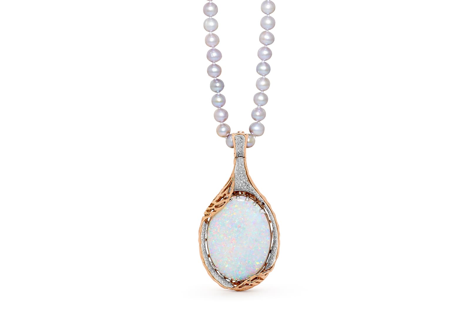  The Love in White pendant and ring were designed by Renata Bernard to represent pure love