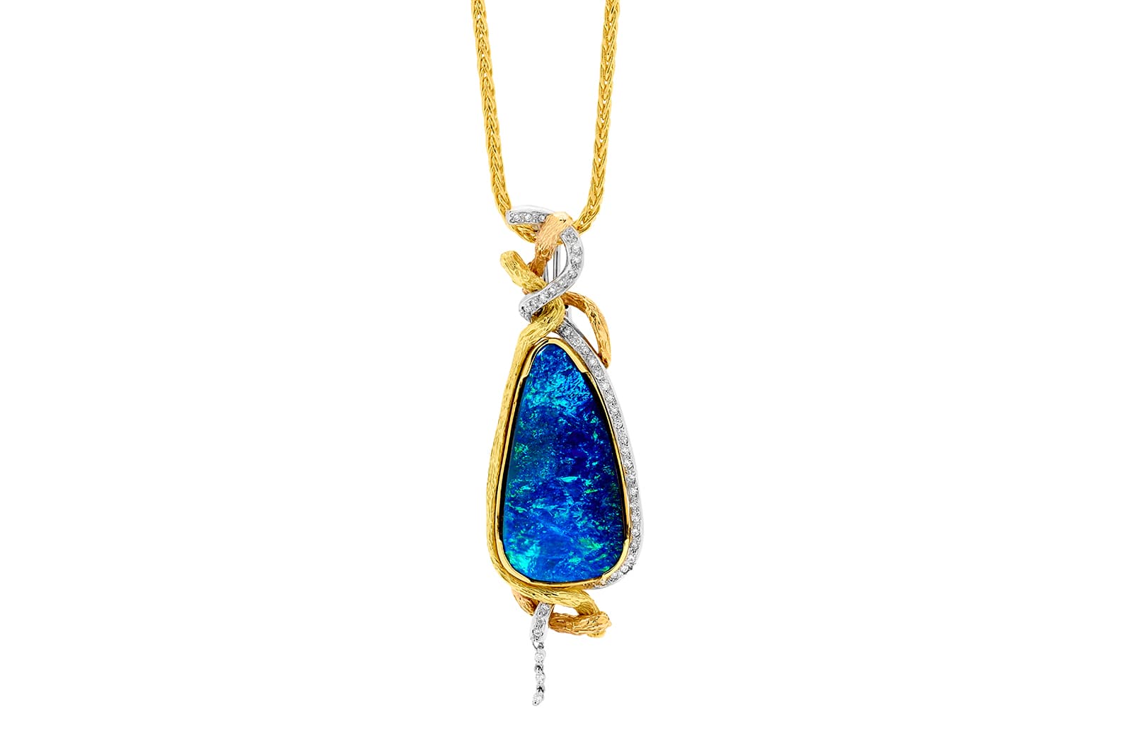  Opal Minded Ta Prohm Boulder opal pendant