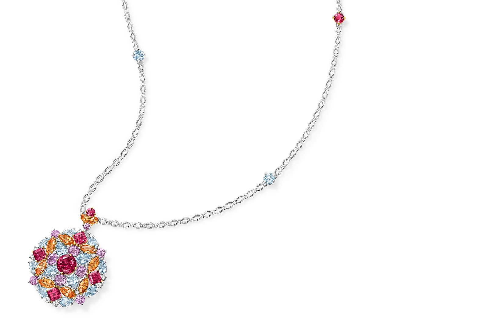  Harry Winston Kaleidoscope rubellite pendant