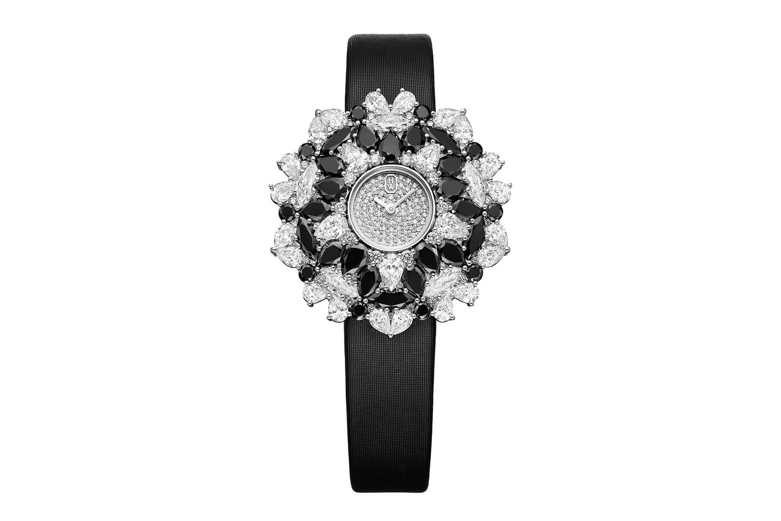  Harry Winston Kaleidoscope high jewellery watch, set with black spinels and diamonds