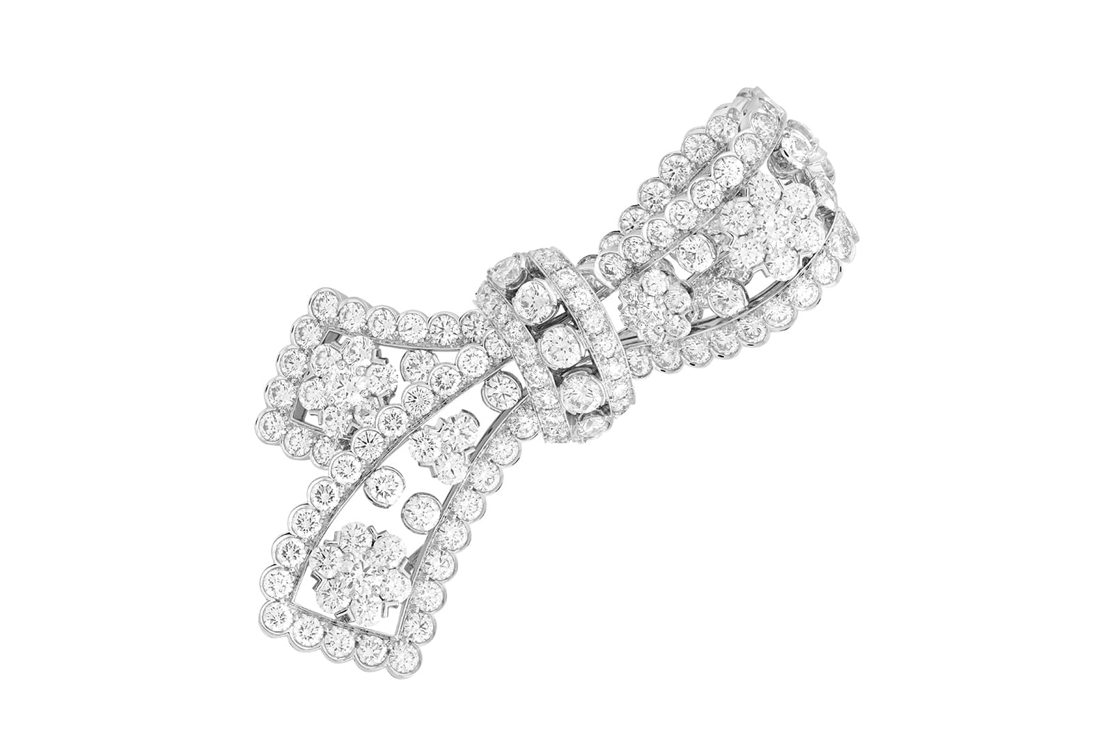  Van Cleef & Arpels Snowflake Noeud clip