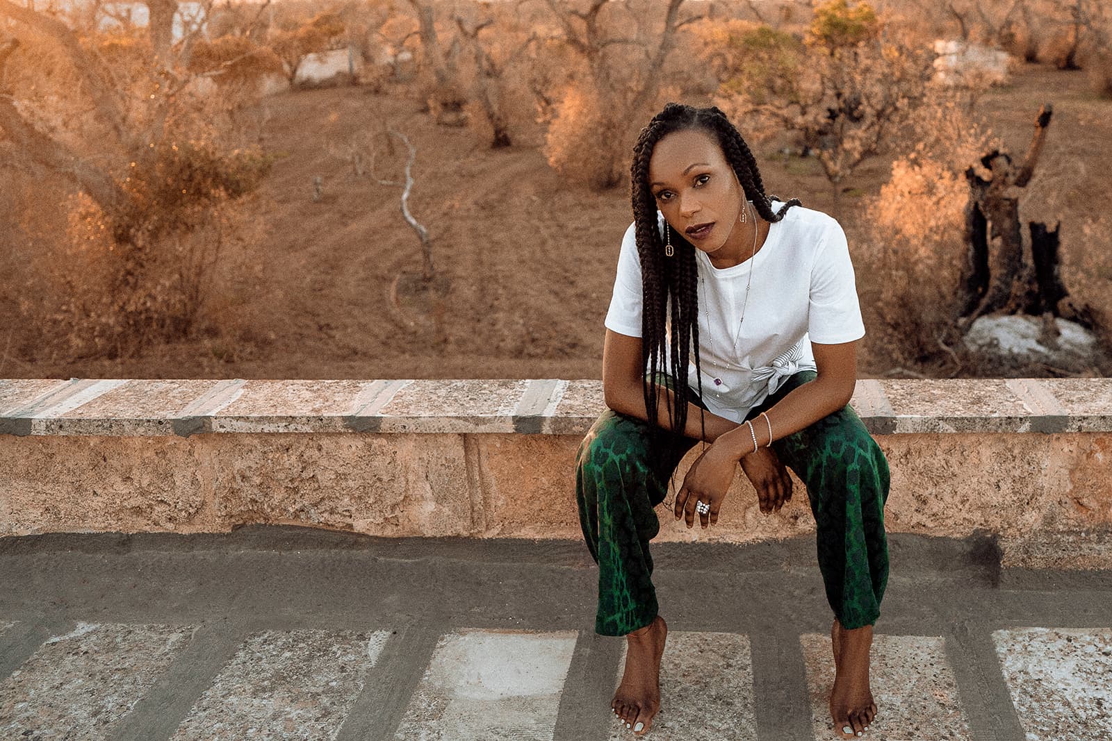  Thelma West creates pieces that evoke the spirit of her native Nigeria