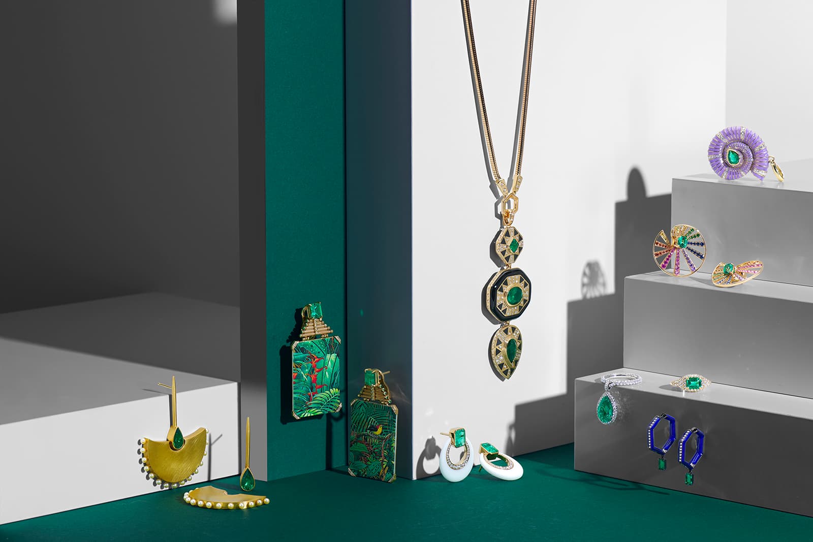 Muzo emerald jewellery creations by the 10 female-led jewellery brands chosen for this collaboration