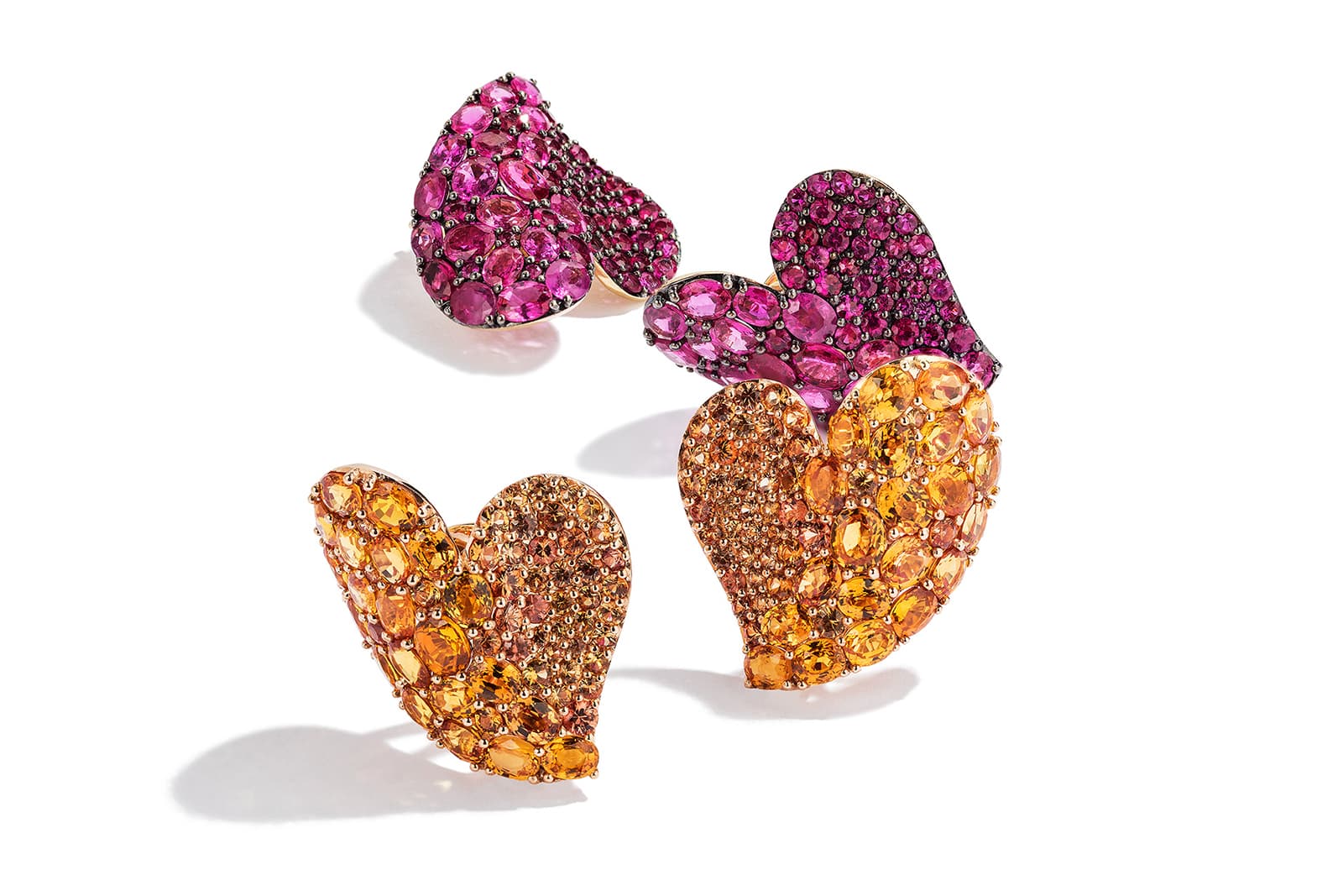  Piranesi Wave Heart earrings 