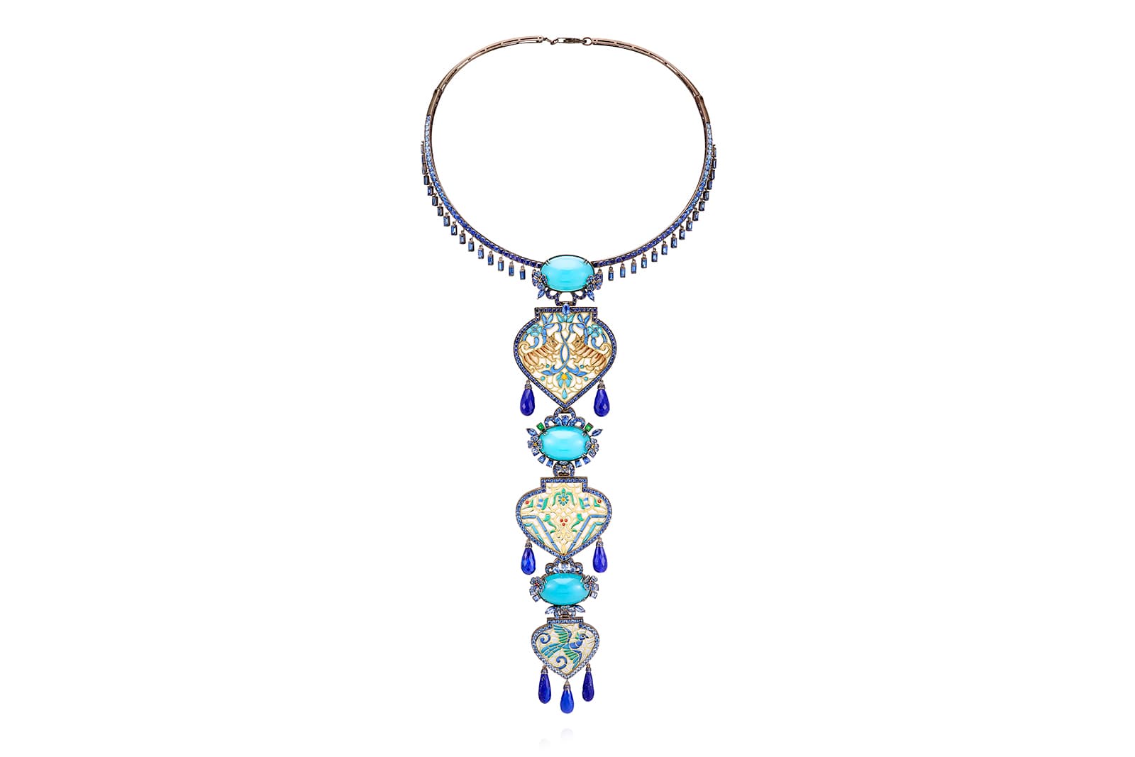  Lydia Courteille long line necklace 