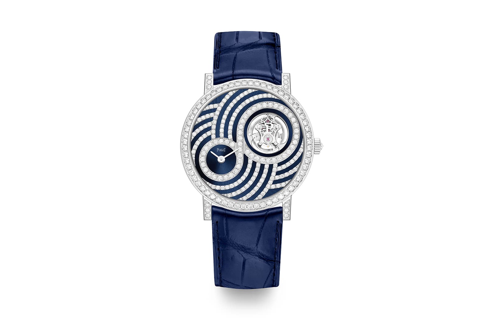  The Piaget Altiplano Tourbillon Infinite Blue, limited to 18 pieces, set with 276 diamonds totalling 3.41 carats