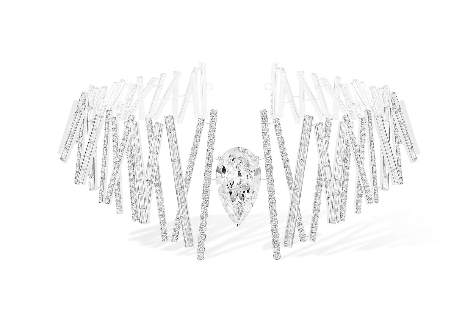  The Messika Diamond Equalizer collar necklace was designed by Valérie Messika for Beyonce