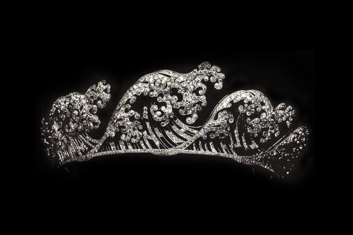  The Boucheron ‘Wave’ Tiara, circa 1910, inspired by Japanese painter Hokusai