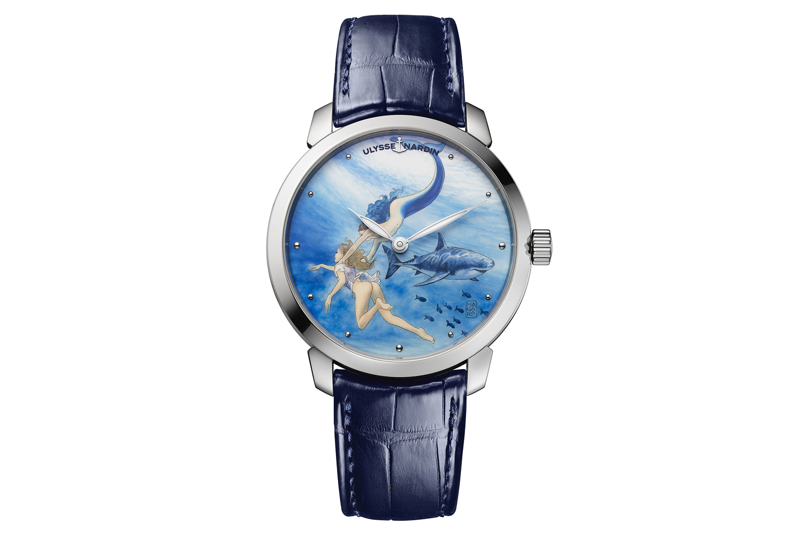  Ulysse Nardin Classico Manara watch depicting a mermaid love story 