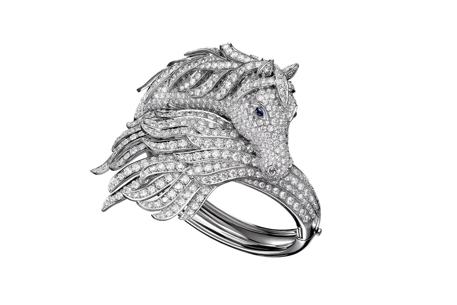  Boucheron Pégase bracelet with 826 round diamonds totalling 26.23 carats 