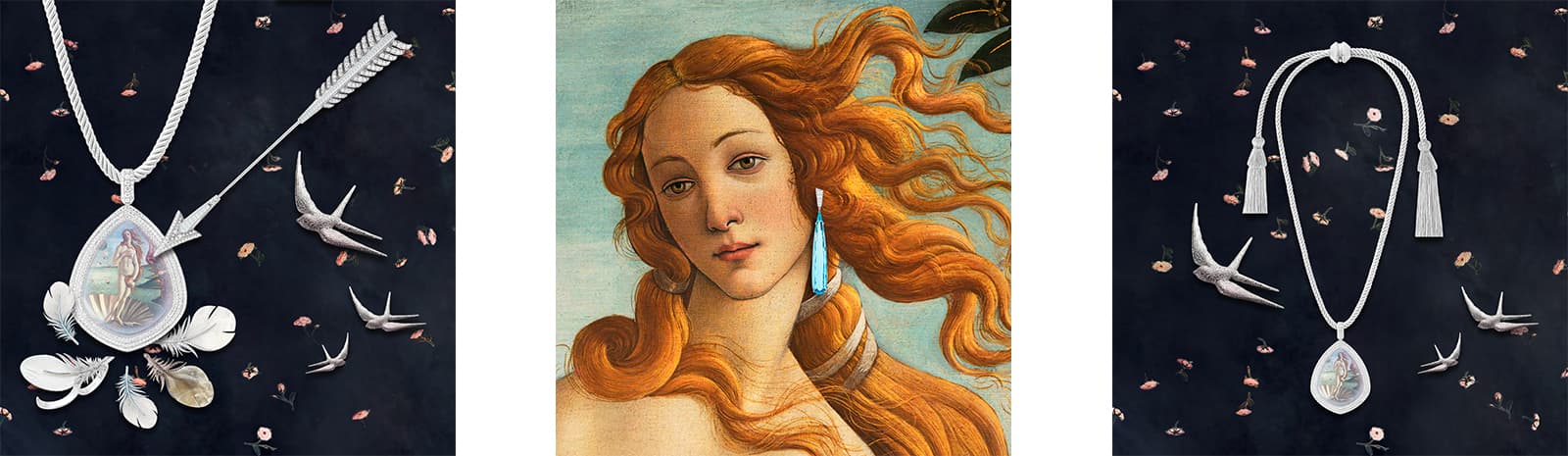 Sandro Botticelli, Birth of Venus // Boucheron